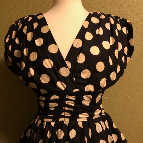 Vintage Suzette's Exclusive Designs polka dot dres - Picture 4 of 8